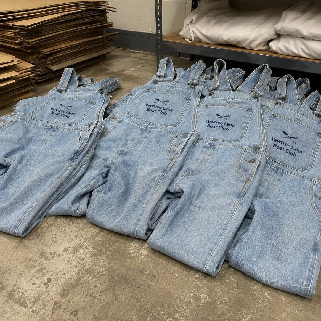 Branded workwear coveralls for crews