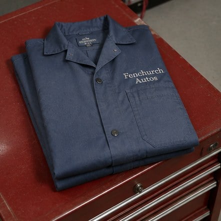 Customized overalls for auto shops and garages